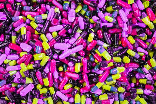 los angeles assorted-color medication capsule lot united states